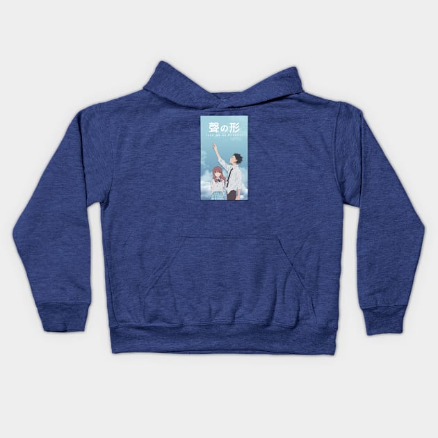 Koe no katachi Kids Hoodie by SirTeealot